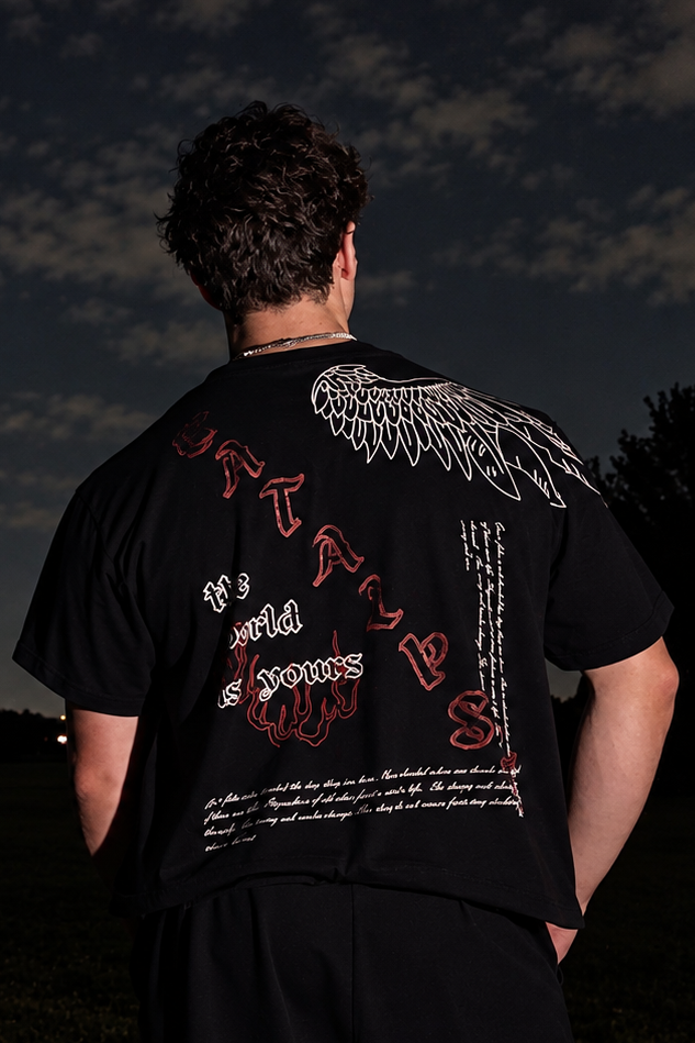 "Fallen Angel" Oversized T-Shirt